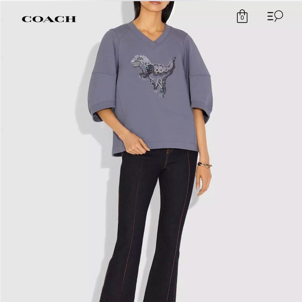 Coach Rexy Embroidered Sweatshirt